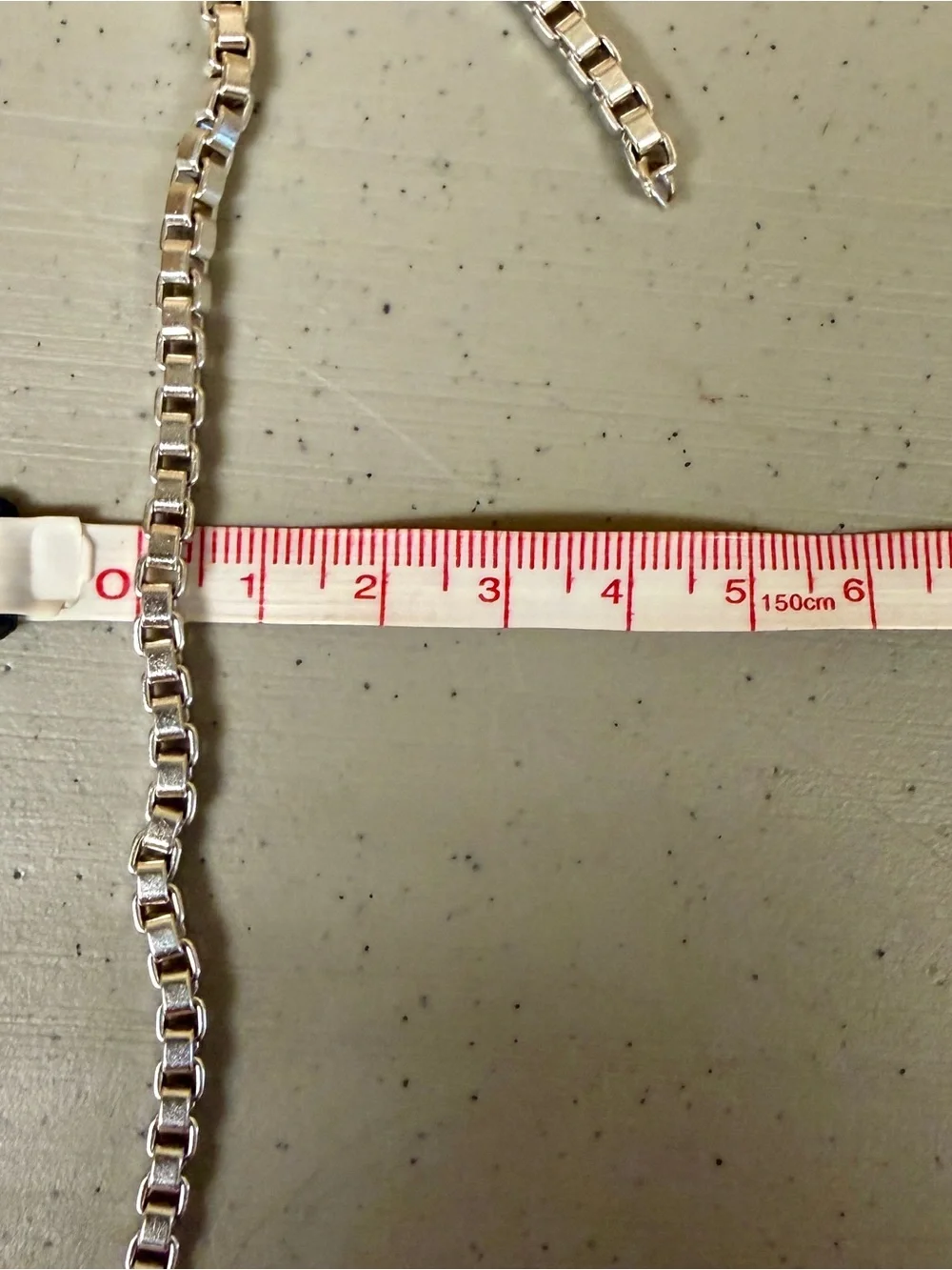 TIFFANY & CO. Sterling Silver Venetian Box Chain Bracelet 15.6g; 7.5” w/ COA